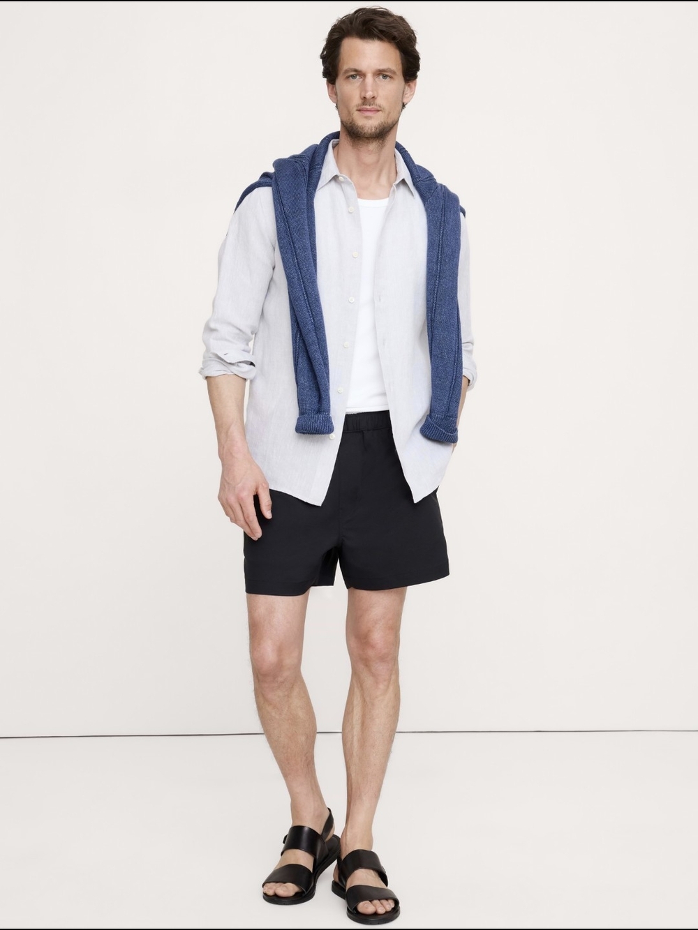Banana Republic Black Athletic Shorts